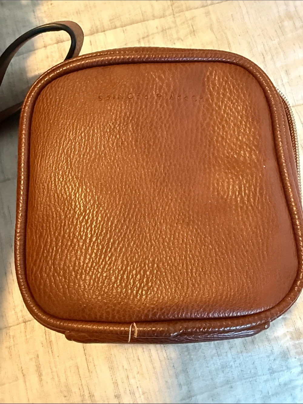 Poppy and Peonies Cognac Go-Getter and tech case